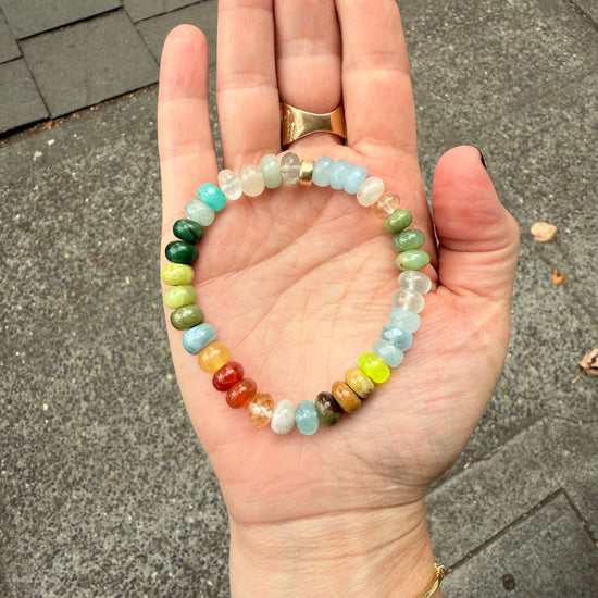 Stone Cache Chunky Gemstone Bracelet "Late Summer"