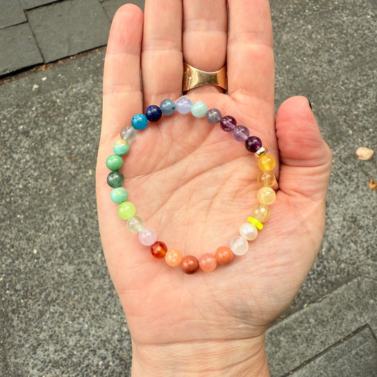 Stone Cache Mini Gemstone Bracelet "Bright Whimsy"