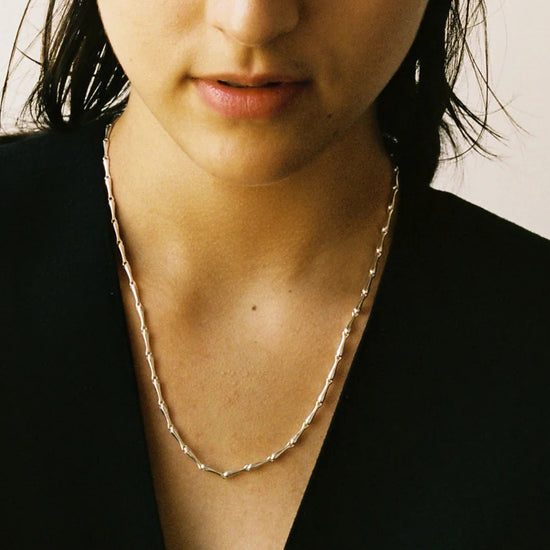 Annika Inez Linked Sterling Silver Necklace