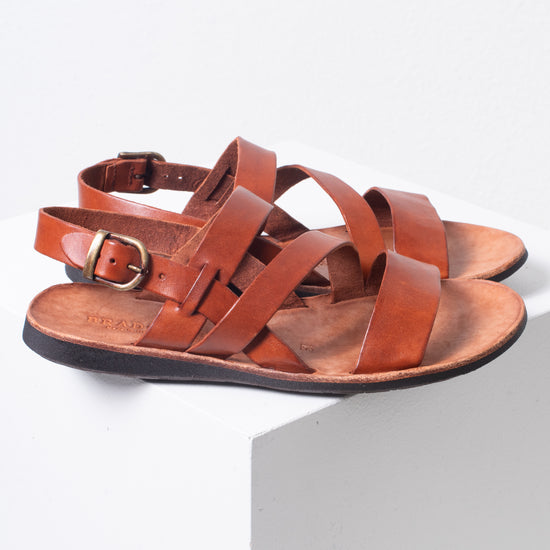 Brador Strappy Sandal (whiskey)