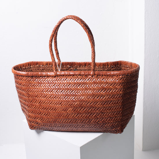 Dragon Diffusion Large Bamboo Triple Jump Tote (whiskey)