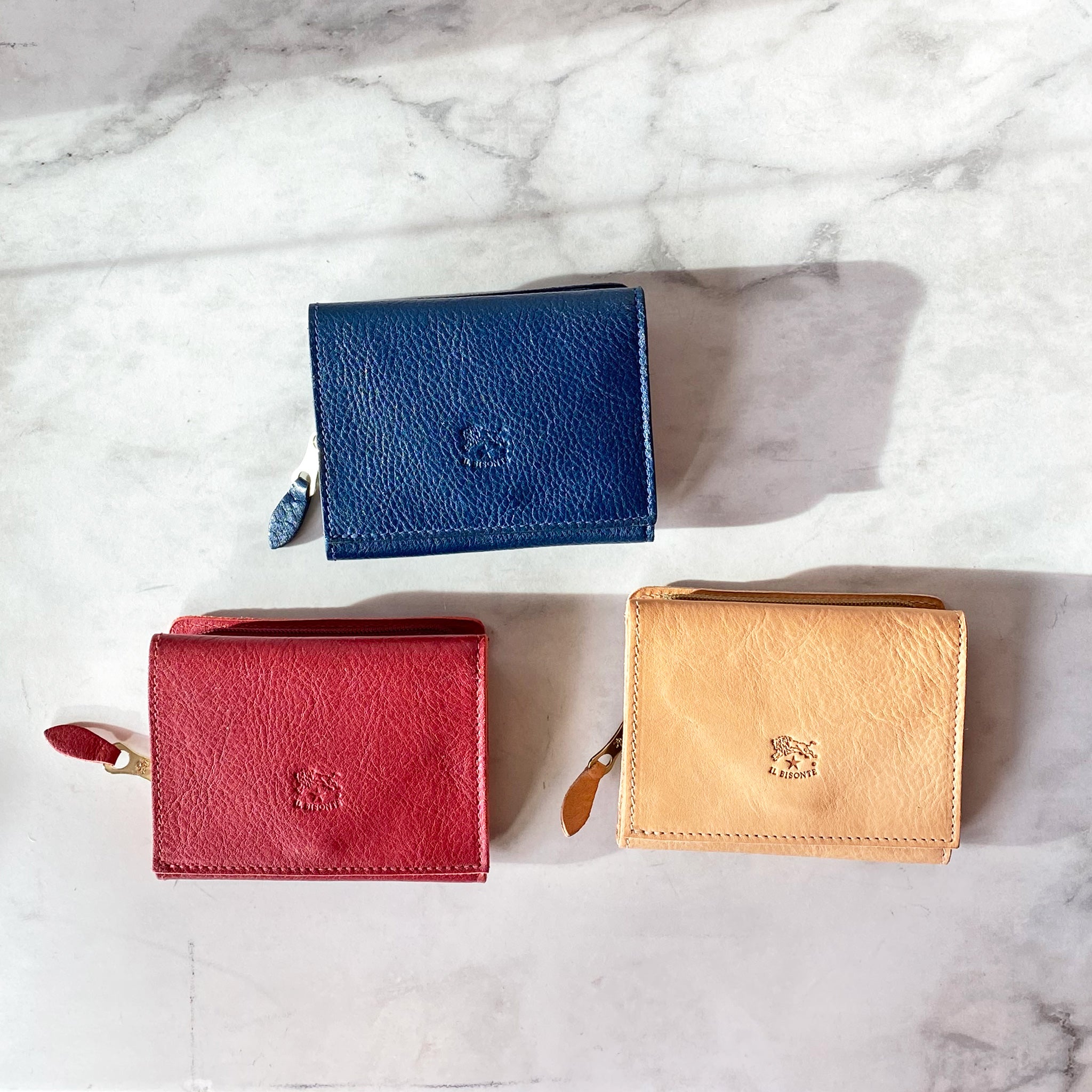 Il Bisonte Small Wallet w/Zip Coin purse – A Mano: Luxury artisan