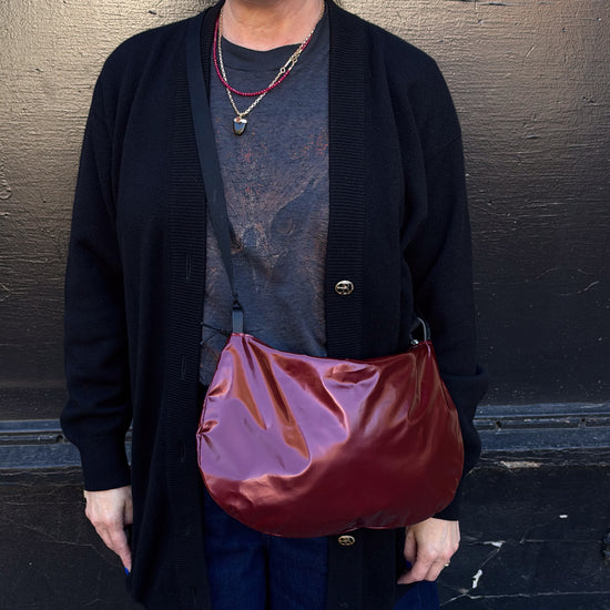 Jack Gomme Filo Light Crossbody Bag (wine)