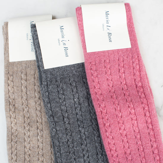 MARIA LA ROSA "Scotland" Wool Blend Knee HI