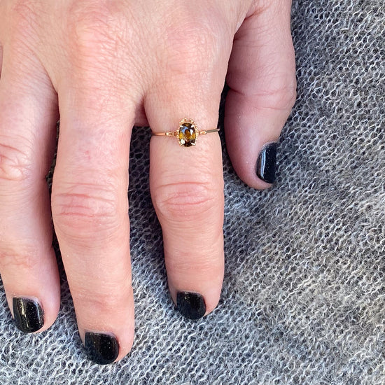 Myacale Sphene 10k Gold Ring