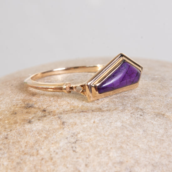 Myacale Sugilite 10k Gold Ring