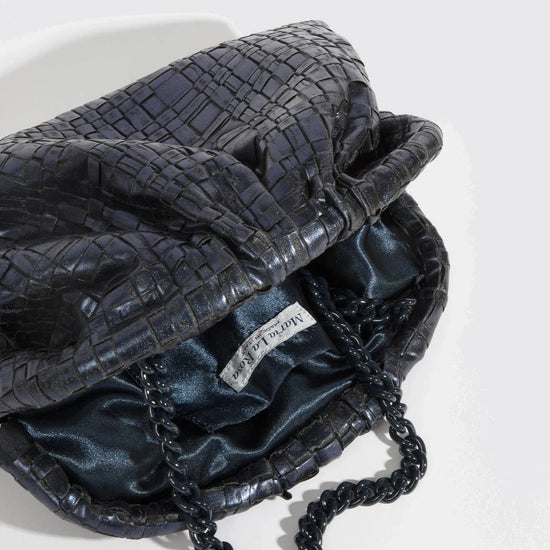 Maria La Rosa "Mini Game" Clutch (navy)