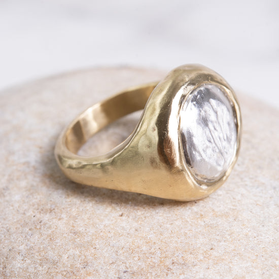 Rosa Maria "Aloan 2" Bronze & Silver Ring