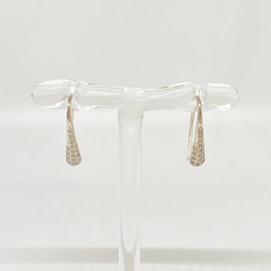 Rosa Maria Sterling Silver Drop earrings with small diamonds