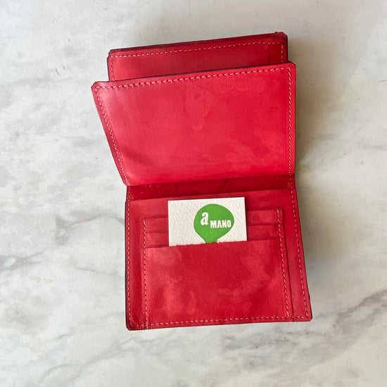 Shoto Medium Wallet (burnished red)