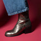 Sam Reychler "Bomber Boot" (crackled gun metal)