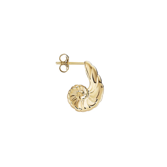 Métier Solace Ammonite Hoop Earring