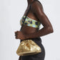 Maria La Rosa "Mini Game" Clutch (gold)