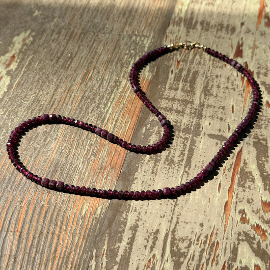Stone Cache "Vamp" Gemstone Necklace