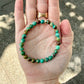 Stone Cache Turquoise Gemstone Stretch Bracelet