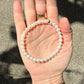 Stone Cache Freshwater Pearl Gemstone Stretch Bracelet