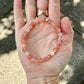 Stone Cache Pink Botswana Agate Gemstone Stretch Bracelet