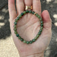 Stone Cache Green Apatite Gemstone Stretch Bracelet