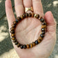 Stone Cache Boulder Opal Gemstone Stretch Bracelet