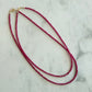 Stone Cache Tiny Ruby Necklace