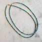 Stone Cache Tiny Arizona Turquoise Necklace