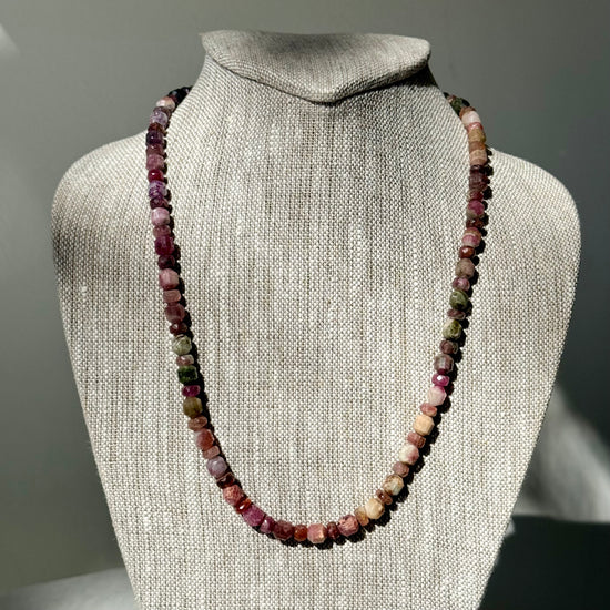 Stone Cache Watermelon Tourmaline Necklace