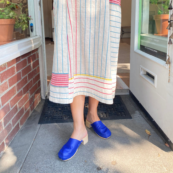 Rosa Mosa Geo Clog (Klein Blue)