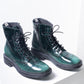 Moma Lace Boot (emerald patent)