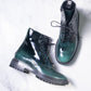 Moma Lace Boot (emerald patent)