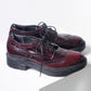 Moma Chunky Brogue  (Wine Patent Leather)