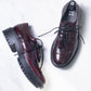 Moma Chunky Brogue  (Wine Patent Leather)