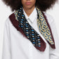 Épice Wool/Silk Small Square Scarf (mahogany)