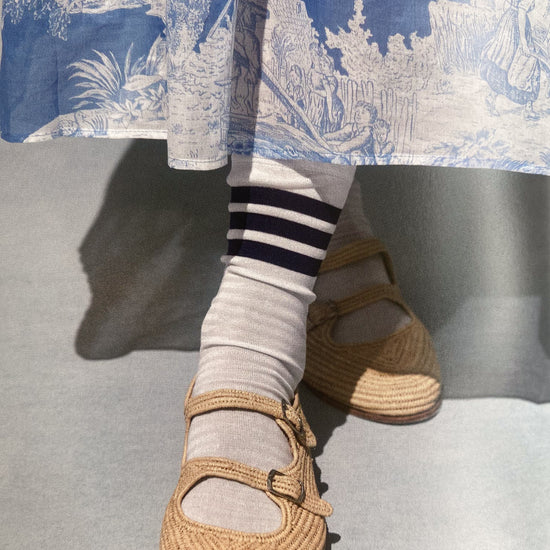 Antipast Cotton Border Stripe Socks