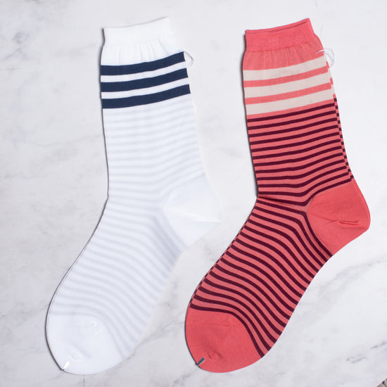 Antipast Cotton Border Stripe Socks