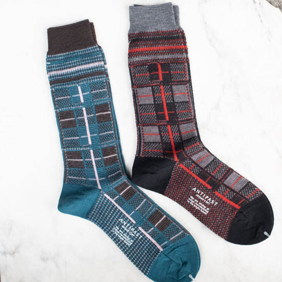 Antipast Socks "Wooly Tartan Check"