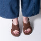 Brador Chocolate Suede Sandal