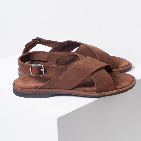 Brador Chocolate Suede Sandal