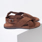 Brador Chocolate Suede Sandal