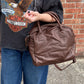 Christian Peau Medium Handbag (Chocolate)
