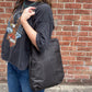 Christian Peau Large Hinged Shoulder Bag (black)