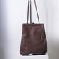Christian Peau Large Hinged Shoulder Bag (chocolate brown)