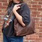 Christian Peau Medium Shoulder Bag (chocolate brown)