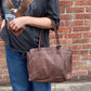 Christian Peau Medium Shoulder Bag (chocolate brown)