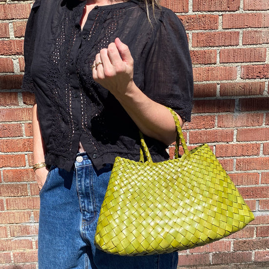 Dragon Diffusion Small Santa Croce Bag (bamboo green)