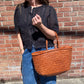 Dragon Diffusion Large Bamboo Triple Jump Tote (whiskey)