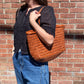 Dragon Diffusion Large Bamboo Triple Jump Tote (whiskey)