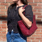 Dragon Diffusion Large Bamboo Triple Jump Bag (Bordeaux)