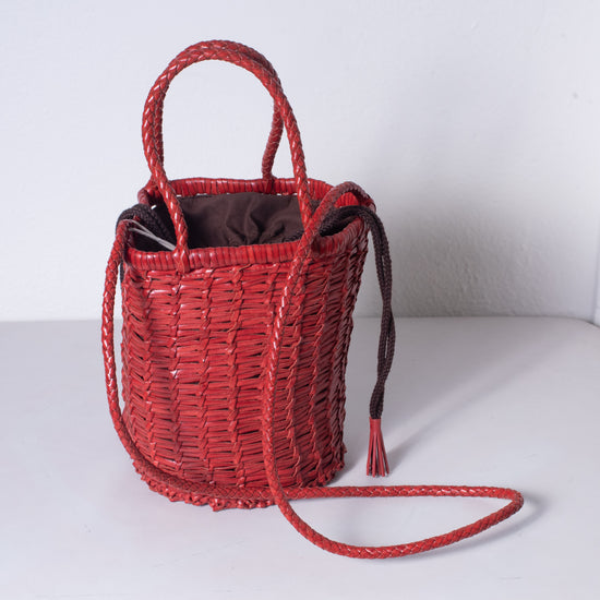 Dragon Diffusion Lina Mini Bucket Bag (poppy red)