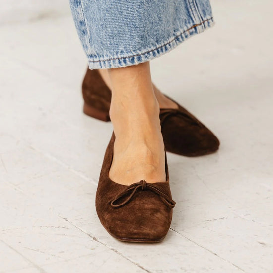 Either/Or "The Demi Ballet" (chocolate suede)
