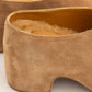 Either/Or "Terrace Clog" (camel suede"